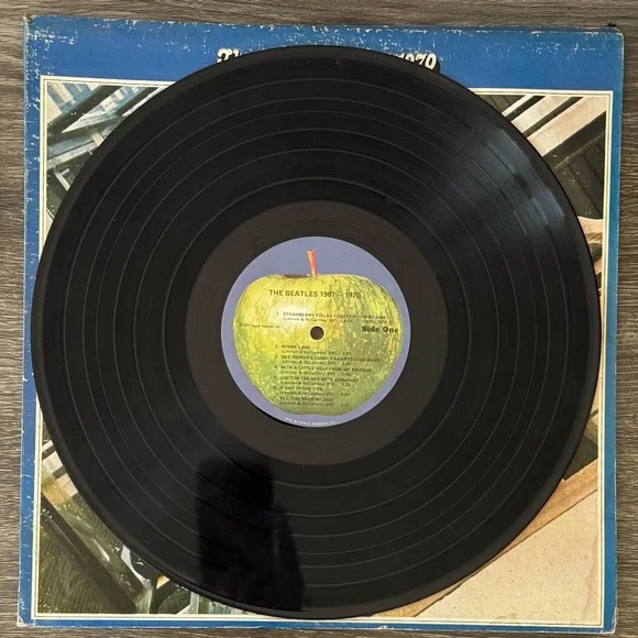 Vintage The Beatles 1967-1970 Vinyl Records - Picture 5 of 8